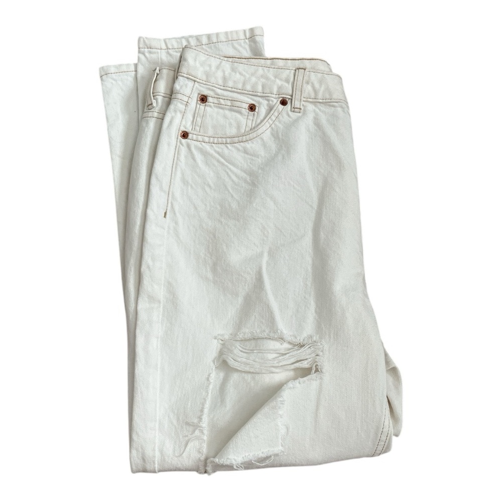 Topshop Ripped Mom Jeans - Picture 6 of 8